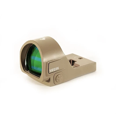 Viridian RFX35 FDE 1 x 22 mm Micro Green Dot Reflex Sight with RMR Footprint