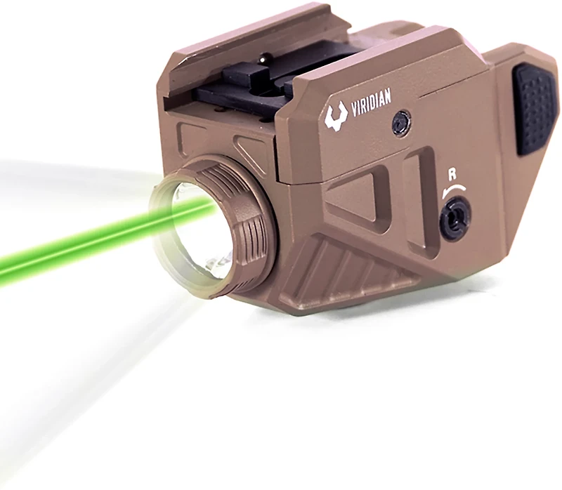 Viridian C5L Micro Universal Green Laser and 550 lm Light with Rechargeable Battery, INSTANT-ON, and SafeCharge Power Bank