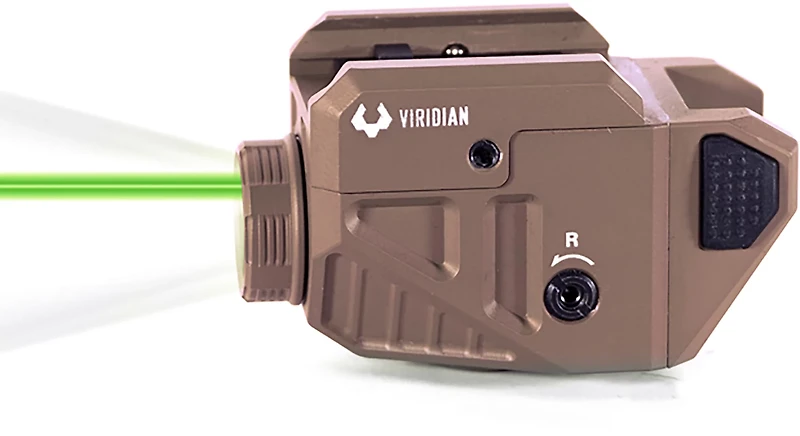 Viridian C5L Micro Universal Green Laser and 550 lm Light with Rechargeable Battery, INSTANT-ON, and SafeCharge Power Bank