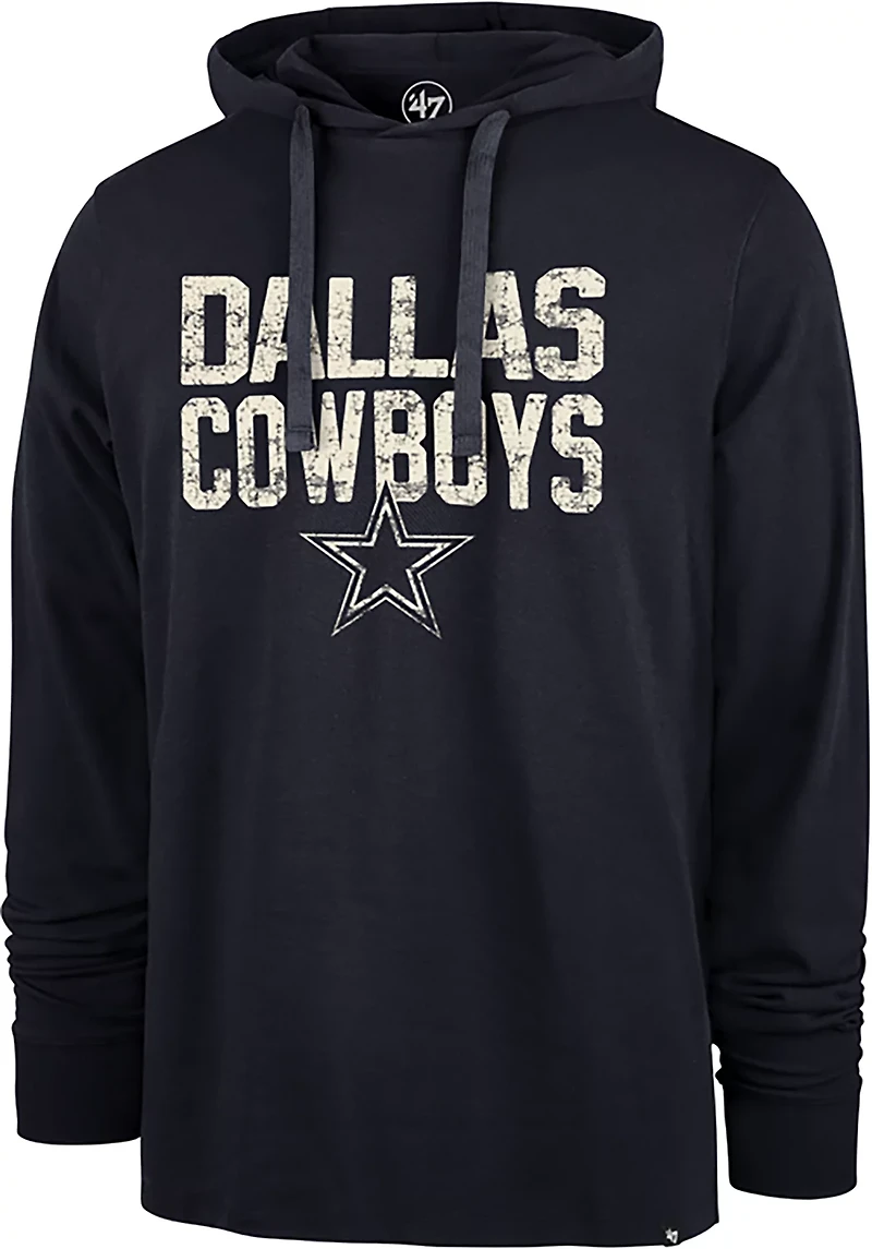 '47 Men's Dallas Cowboys Erosion Ashby Pique Hoodie