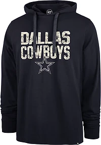 '47 Men's Dallas Cowboys Erosion Ashby Pique Hoodie
