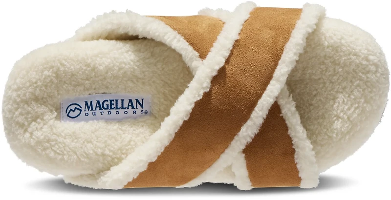 Magellan Outdoors Women's Criss Cross Double Strap Slippers