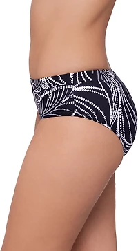 Eco Beach Women's Digital Foliage Tropicali Virtual Stripe Hipster Brief
