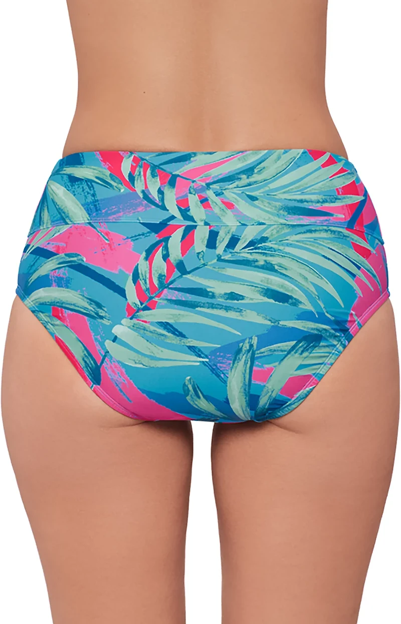 Eco Beach Women's Printed High Waist Brief