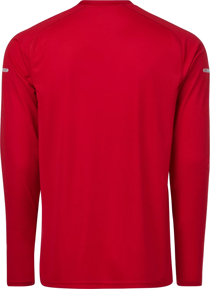 BCG Men's Run Grid Mesh Long Sleeve T-shirt
