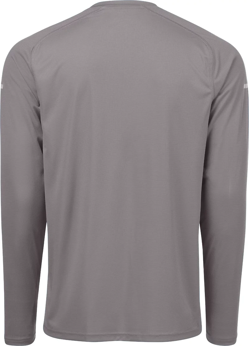 BCG Men's Run Grid Mesh Long Sleeve T-shirt