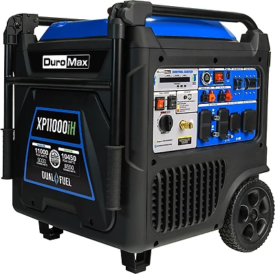 DuroMax XP11000iH 11,000 Watt Portable Duel Fuel Inverter Generator with CO Alert