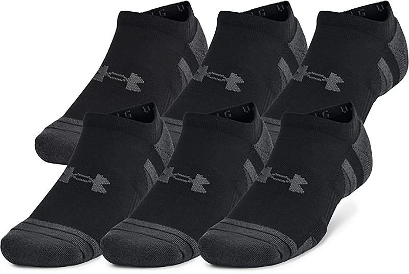Under Armour Performance Tech No Show Socks 6-Pack
