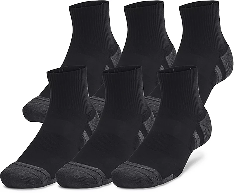 Under Armour Performance Tech Quarter Socks 6-Pack