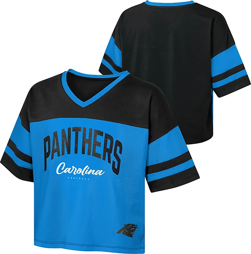 Outerstuff Women's Carolina Panthers The Play Maker Jersey T-shirt