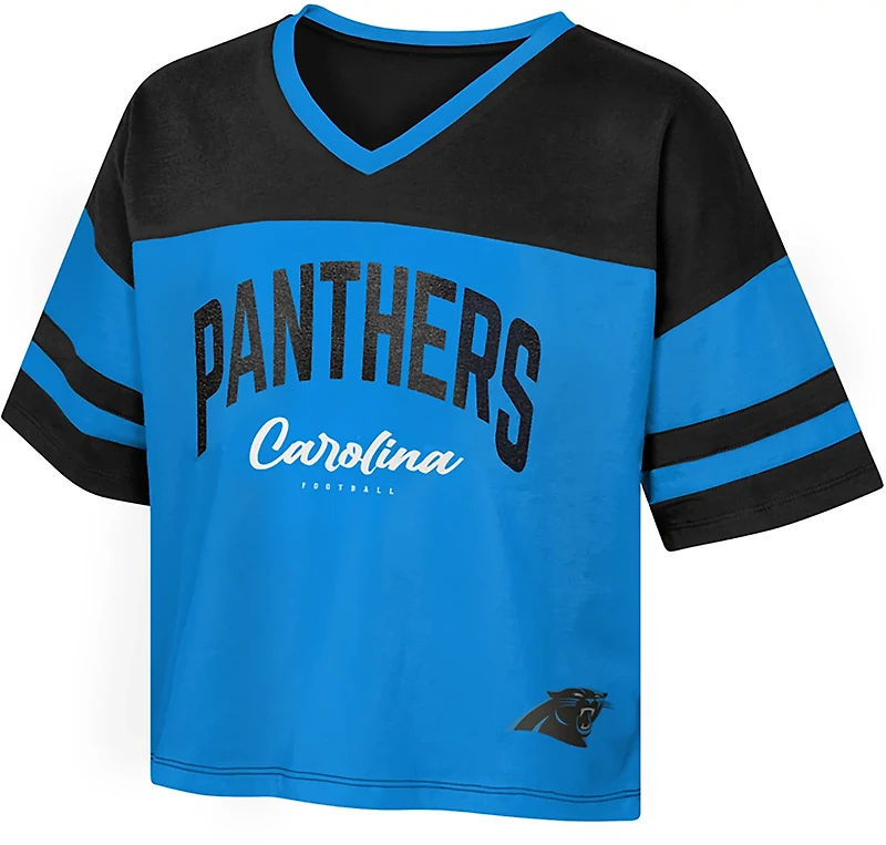 Outerstuff Women's Carolina Panthers The Play Maker Jersey T-shirt