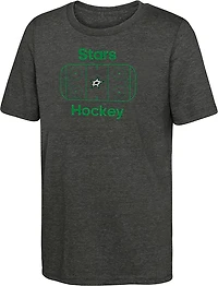 Outerstuff Boys' Dallas Stars Center Ice Tri-Blend Graphic T-shirt