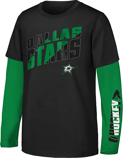 Outerstuff Boys' Dallas Stars Winning Clapper 3-in-1 Combo T-shirt Pack
