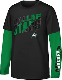 Outerstuff Boys' Dallas Stars Winning Clapper 3-in-1 Combo T-shirt Pack