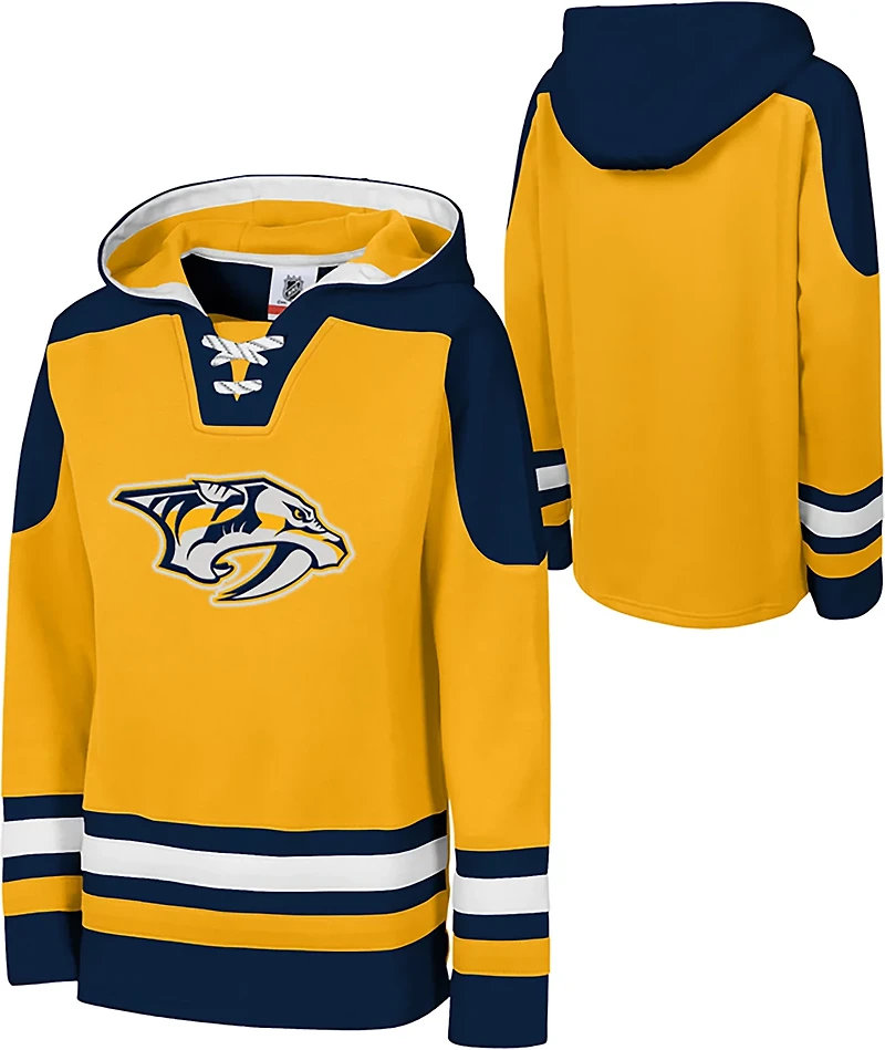 Outerstuff Youth Nashville Predators Home Pull Over Hockey Long Sleeve Hoodie