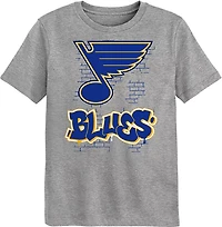 Outerstuff Boys' 4-7 St. Louis Blues Graffiti T-shirt