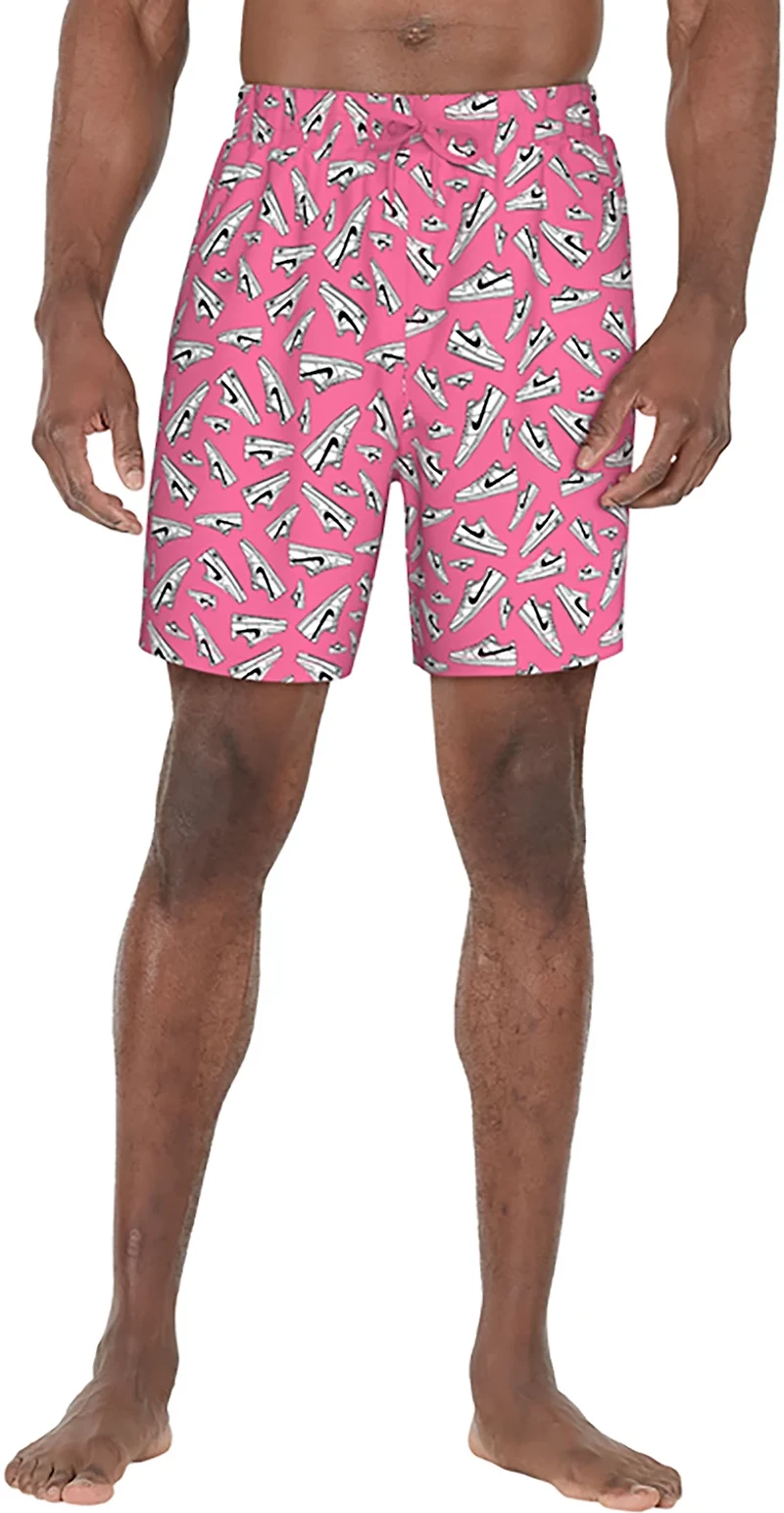 Nike Men's Tossed Sneakers Volley Swim Shorts 7