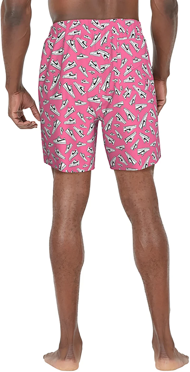 Nike Men's Tossed Sneakers Volley Swim Shorts 7