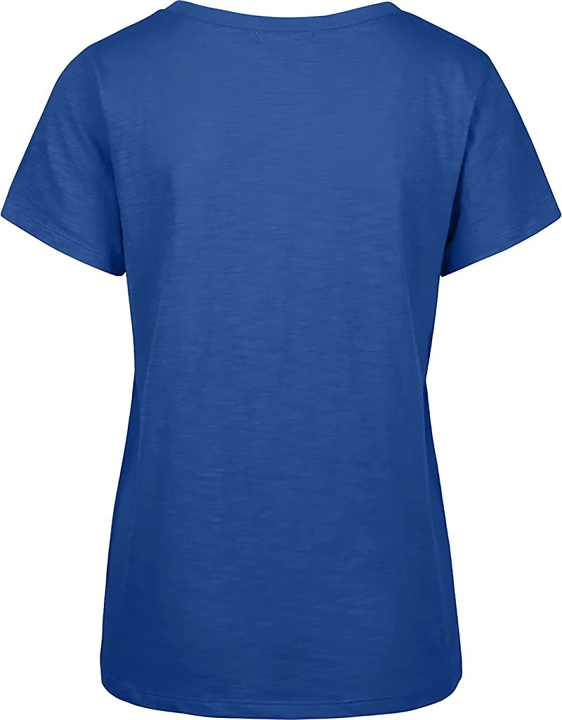 '47 Kansas City Royals Women's Tried N True Slub Short Sleeve V-Neck T-shirt