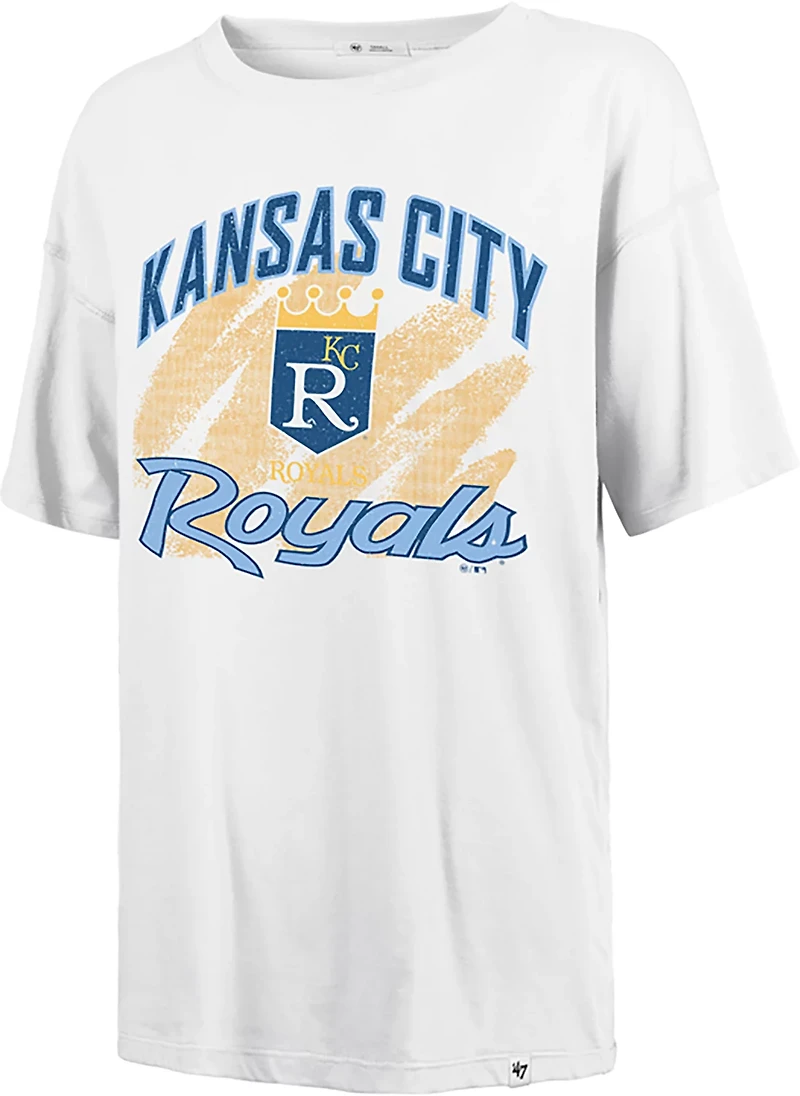 '47 Women's Kansas City Royals Shader Sadie Short Sleeve T-shirt
