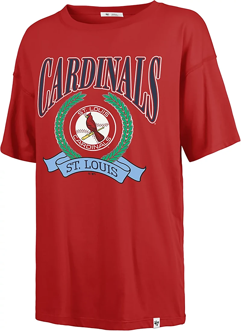 '47 Women's St. Louis Cardinals Flaunt Sadie Short Sleeve T-shirt