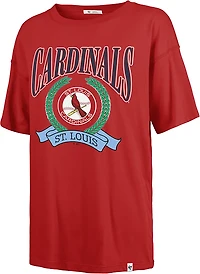'47 Women's St. Louis Cardinals Flaunt Sadie Short Sleeve T-shirt