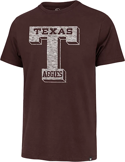 47 Brand Men's Texas A&M Vault Logo Premier Franklin Short Sleeve T-shirt