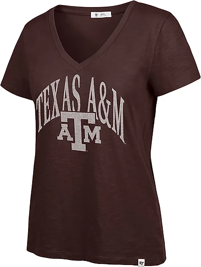 47 Women's Texas A&M Tried N True Slub V-neck T-shirt