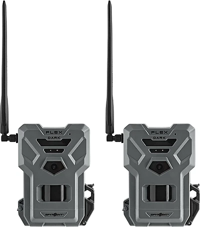 SpyPoint Flex Dark 40 MP Cellular Trail Cameras 2-Pack