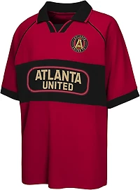 Outerstuff Boys' Atlanta United FC Flying High Johnny Collar Polo Shirt