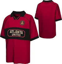 Outerstuff Boys' Atlanta United FC Flying High Johnny Collar Polo Shirt