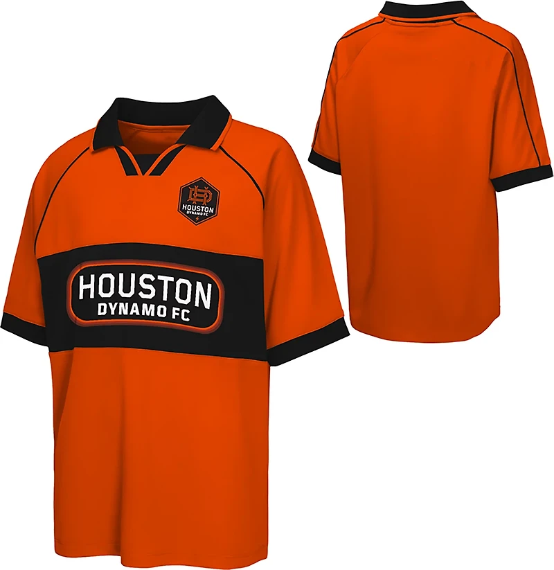 Outerstuff Boys' Houston Dynamo Flying High Johnny Collar Polo Shirt