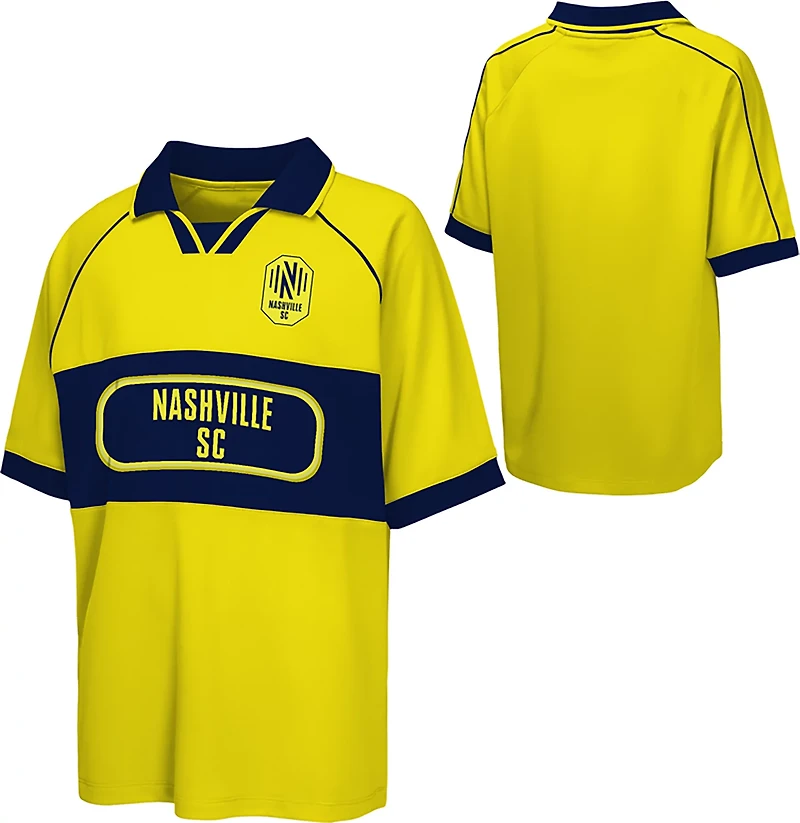 Outerstuff Boys' Nashville SC Flying High Johnny Collar Polo Shirt