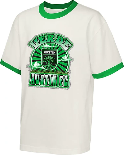 Outerstuff Youth Austin FC Cup-Winner Ringer T-shirt