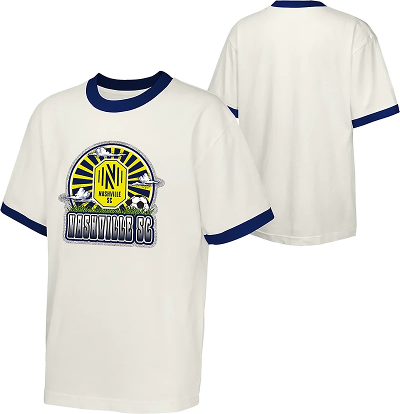 Outerstuff Youth Nashville SC Cup-Winner Ringer T-shirt
