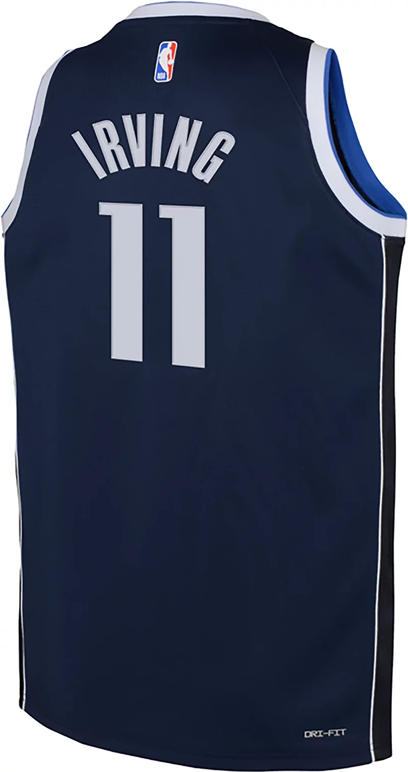 Jordan Boys' Dallas Mavericks Kyrie Irving #11 Statement Swingman Jersey
