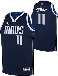 Jordan Boys' Dallas Mavericks Kyrie Irving #11 Statement Swingman Jersey