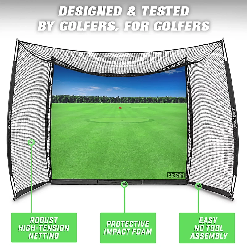 GoSports Range Cage Golf Practice Hitting Net