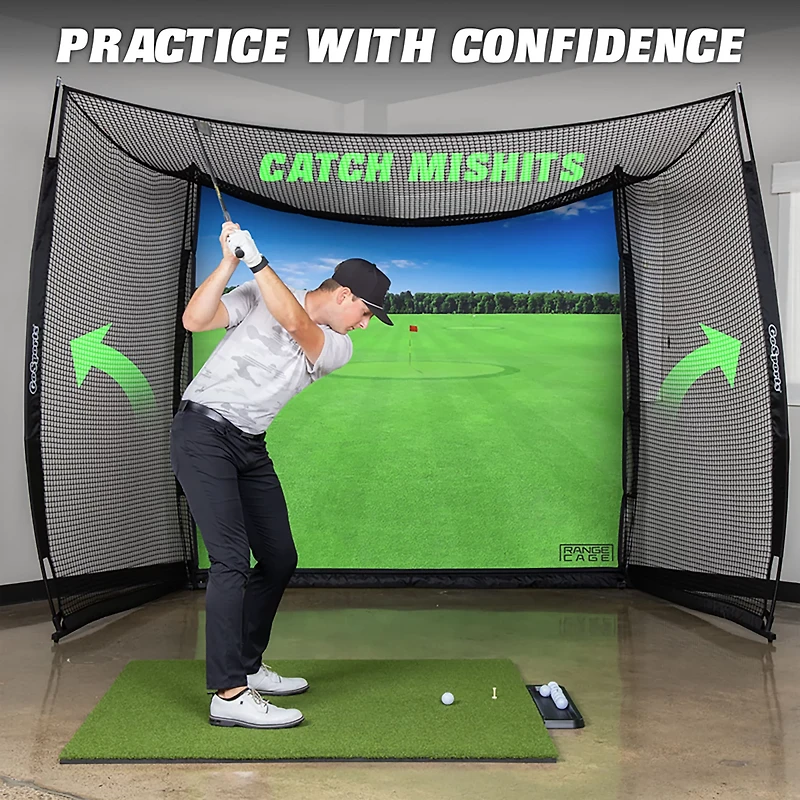 GoSports Range Cage Golf Practice Hitting Net