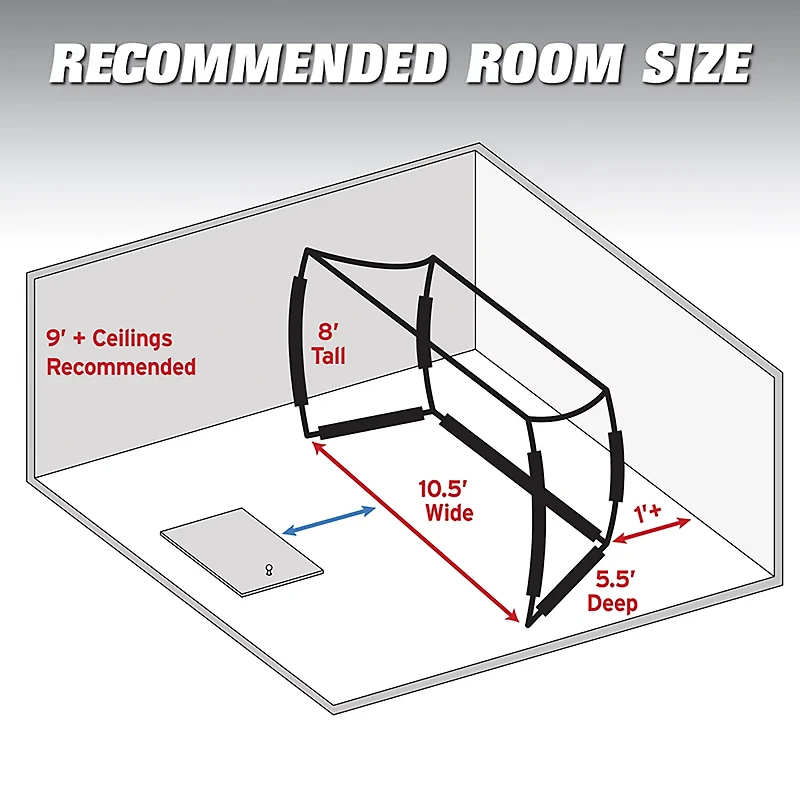 GoSports Range Cage Golf Practice Hitting Net