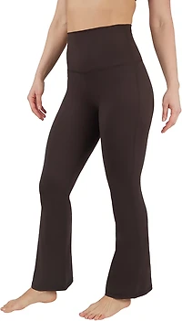 Yogalicious Women's Lux Everyday High Waist 7/8 Flared Leg Pants