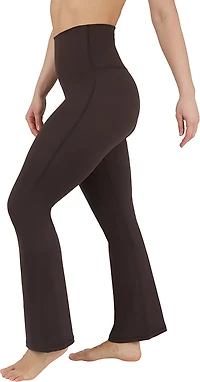 Yogalicious Women's Lux Everyday High Waist 7/8 Flared Leg Pants