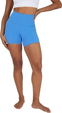 90 Degree by Reflex Women's Wonderlink Side Pocket Shorts and Basic 5 2-Pack