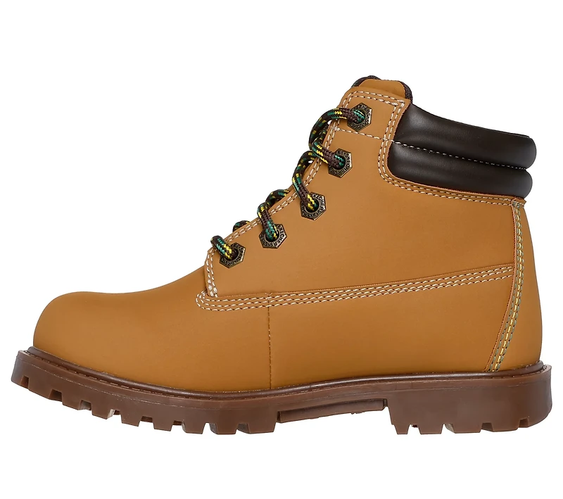 SKECHERS Boys' John Deere Power Reach Rugged Dozer Boots