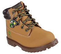 SKECHERS Boys' John Deere Power Reach Rugged Dozer Boots
