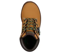 SKECHERS Boys' John Deere Power Reach Rugged Dozer Boots