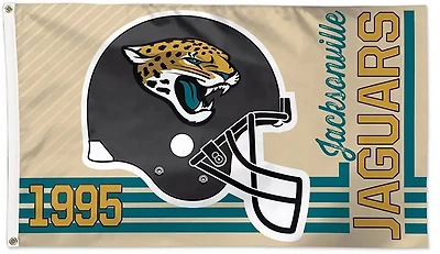 WinCraft Jacksonville Jaguars 3 ft x 5 ft Retro Flag