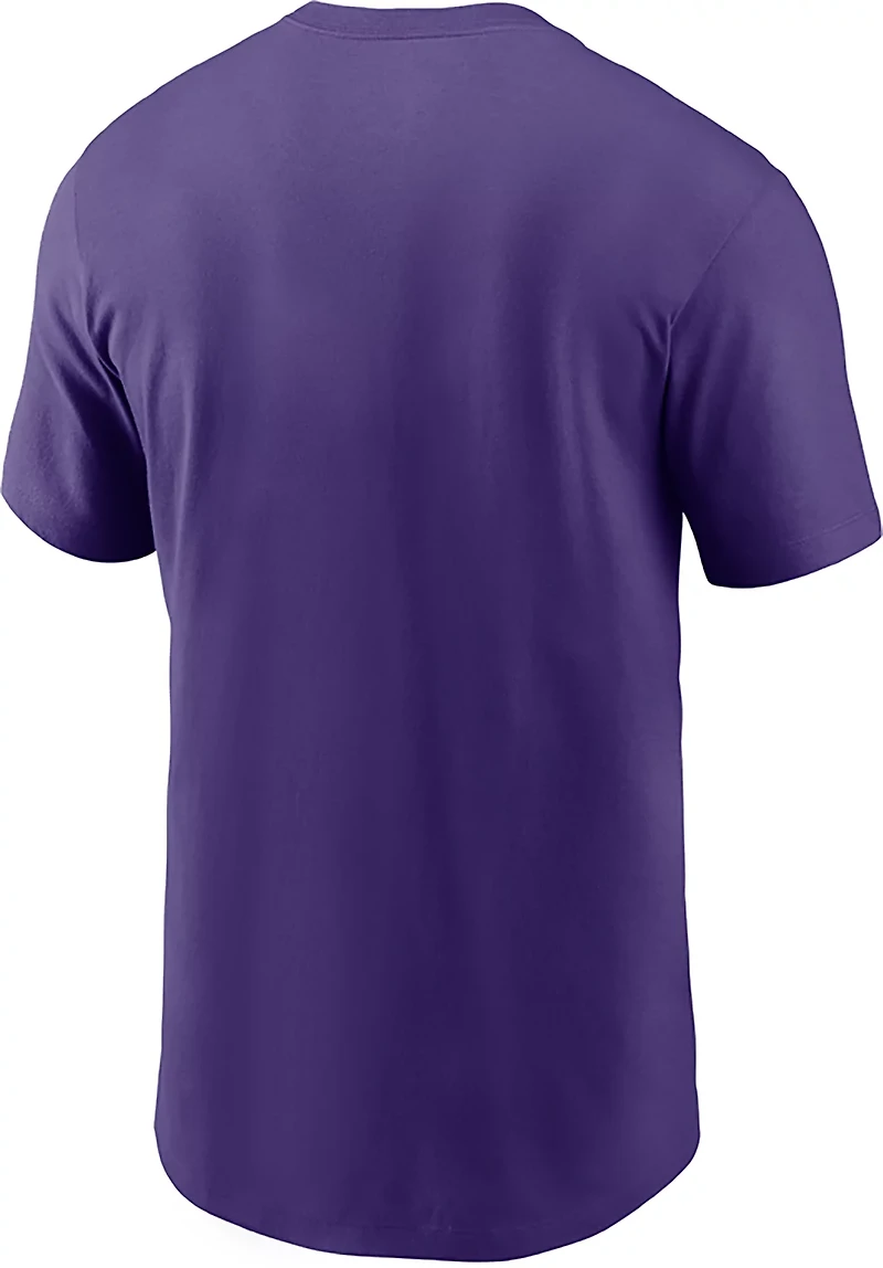 Nike Men's LSU Football Logo Cotton T-shirt