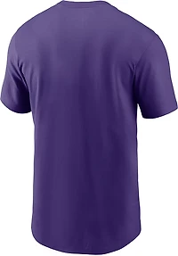 Nike Men's LSU Football Logo Cotton T-shirt