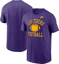 Nike Men's LSU Football Logo Cotton T-shirt